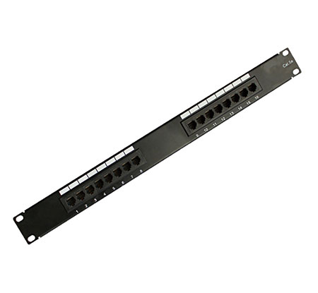 Cat5e patch panel 16 port